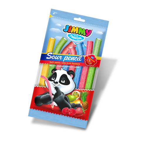 Jimmy Sour Pencil - Meyve Aromalı Yumuşak Şeker